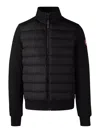 Canada Goose Wattierte Hybridge Huron Jacke Mit Reissverschluss