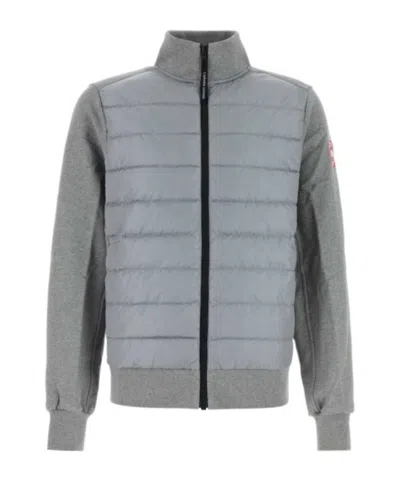 CANADA GOOSE QUILTED-PANEL FULL-ZIP JACKET