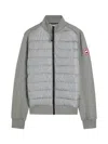 Canada Goose Hybridge Huron Full-zip Jacket Stone Heather In Gray
