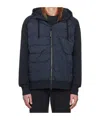 Canada Goose Hybridge Huron Zipper Down Jacket In Black