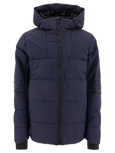 Canada Goose Macmillan Parka Padded Jacket In 蓝色