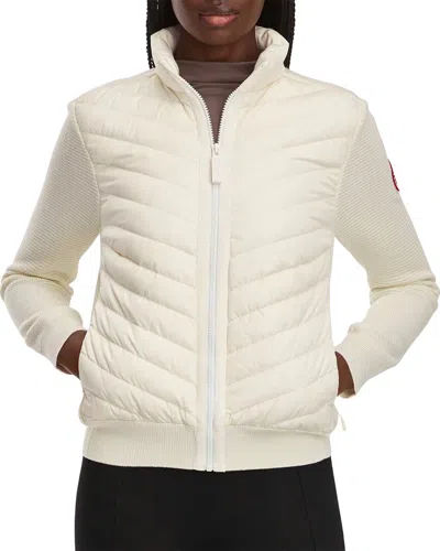 Canada Goose Hybridge® Knit Down Jacket In White
