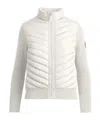 Canada Goose Hybridge Knit Jacket In White