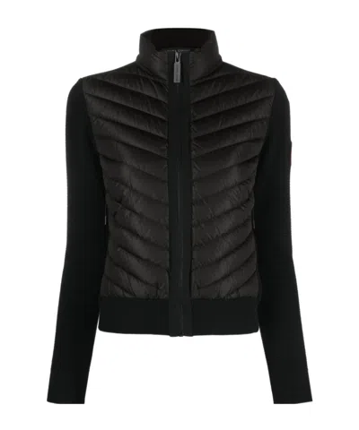 Canada Goose Hybridge Knit Jacket In Black