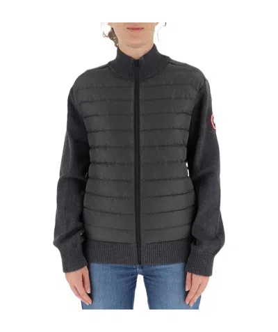 Canada Goose Hybridge Knit Jacket In Black