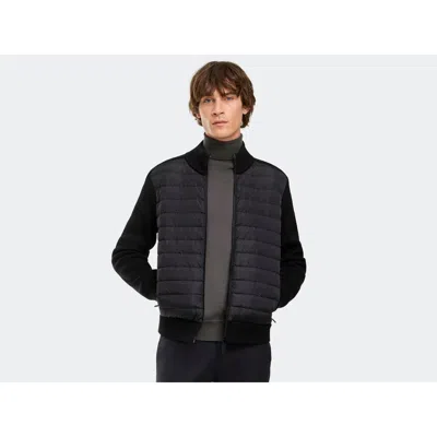 Canada Goose Down-merino Wool Hybridge Puffer Jacket In Black