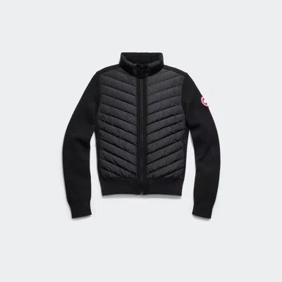 Canada Goose Hybridge Wool Jacket In Black