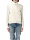 Canada Goose White Hybridge Down Jacket In Cottongrass