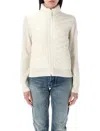 Canada Goose Front Padded Jacket In Cottongrass