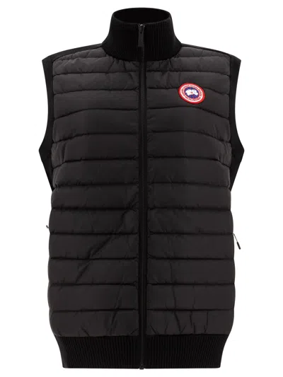 Canada Goose Hybridge Knit Sleeveless Jacket Jackets Black
