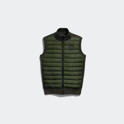 Canada Goose Hybridge Knitted Gilet In Green