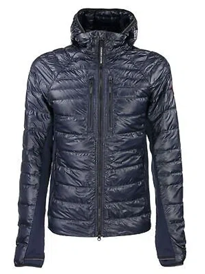Pre-owned Canada Goose Hybridge Lite - Hooded Down Jacket In Blue
