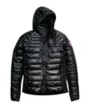 Canada Goose Hybridge Lite Hooded Jacket In Black