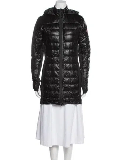 Pre-owned Canada Goose Hybridge Lite Nylon Down Coat In Black