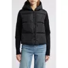Canada Goose Hybridge Mixed Media 750 Fill Power Down Jacket In Black