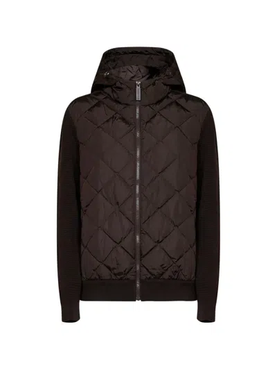 Canada Goose Hybridge Quilted Hooded Jacket In Blue