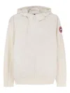 Canada Goose Hybridge Quilted Hooded Jacket In Neutral