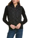 Canada Goose Hybridge Quilted Shell And Wool Jacket In Black