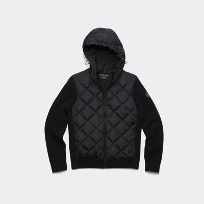 Canada Goose Hybridge® Quilted Knit Hoodie Black Label
