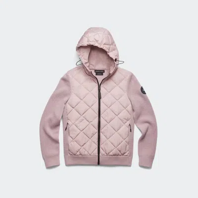 Canada Goose Hybridge® Quilted Knit Hoodie Black Label In Multi