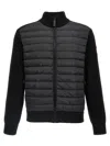Canada Goose Hybridge Quilted Knit Jacket In Black