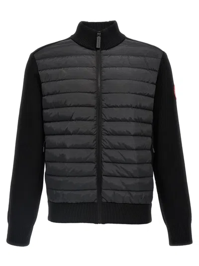 Canada Goose Hybridge® Quilted Knit Jacket In Black