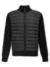 Canada Goose Hybridge Quilted Knit Jacket In Black