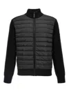 Canada Goose Hybridge Quilted Knit Jacket In Black