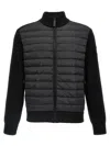 Canada Goose Hybridge Quilted Knit Jacket In Black