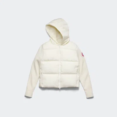Canada Goose Hybridge® Wide Quilt Knit Hoody In Neutral