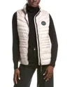 Canada Goose Hybridge Wool-blend Down Coat In Neutral