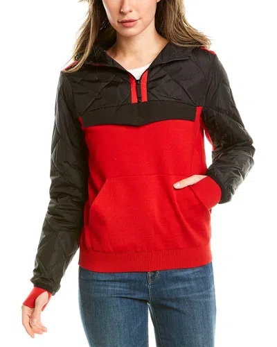 Canada Goose Hybridge Wool Down Pullover In Red