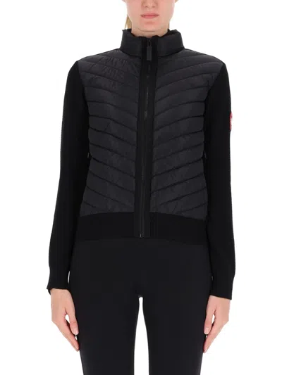 Canada Goose Hybridge Panelled High-neck Jacket In Multi