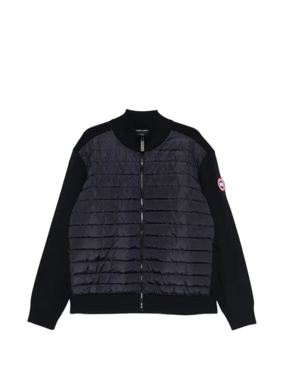 Canada Goose Hybridge Wool Jacket In Blue