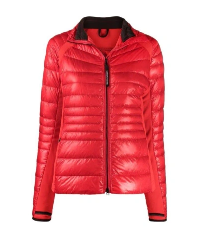 Canada Goose Hybridge Zip-up Jacket In Red