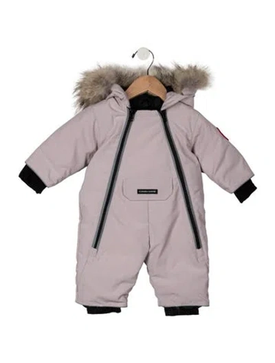 Pre-owned Canada Goose Babies' Infants Boys' Lamb Snowsuit W/tags In Purple
