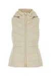 Canada Goose Women Sleeveless Jacket With A Removable Hood In Neutral