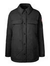 Canada Goose Albany Quilted Shirt Jacket In Black