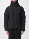 Canada Goose Padded Down Jacket With High Collar In Black