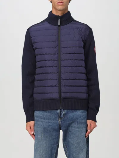 Canada Goose Hybridge Tricot Padded Jacket In Blue