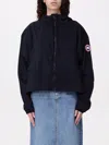 Canada Goose Women's Windbreaker With Adjustable Drawstring In Black