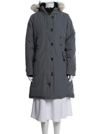Pre-owned Canada Goose Jacket In Gray