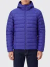 Canada Goose Nylon Down Jacket With Hood In Blue