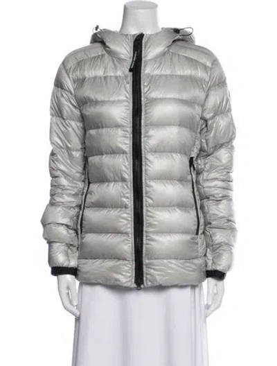 Pre-owned Canada Goose Jacket In Silver