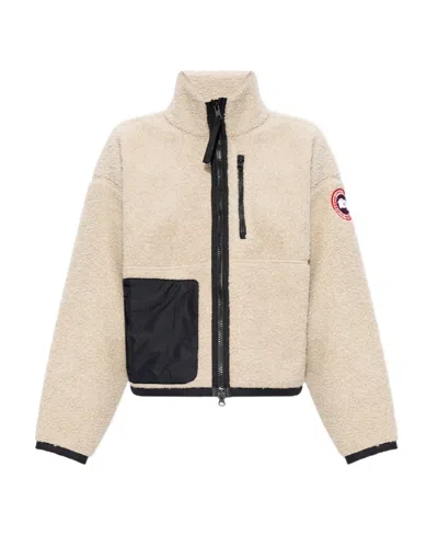 CANADA GOOSE RIGHT-COLLAR CASUAL JACKET