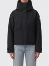 Canada Goose Cropped High Collar Polyamide Jacket In Black