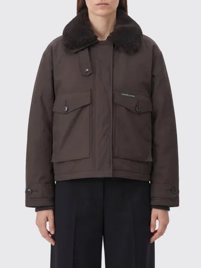 Canada Goose Jacket Woman Color Brown
