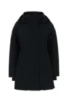 Canada Goose Black Polyester Blend Leslie Down Jacket In Black