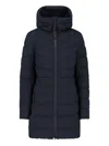 Canada Goose Clair Hooded Puffer Coat In Black