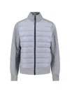 Canada Goose Huron Hybridge Zip Jacket In Gray